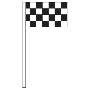 Drapeaux de Voiture pour Antenne -  à Carreaux