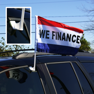 Clip-On Window Flags | Dealership Car Flags