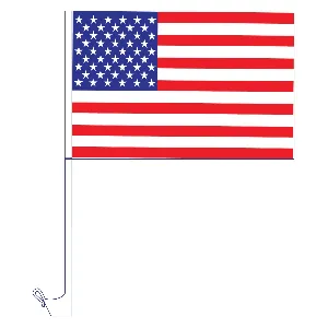 Clip-On Window Flag - USA