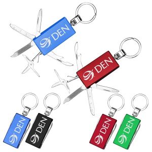 6-in-1 Multi Tool Keychain | Folding Pocket Tool