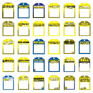 Kwikie Sale Event Rearview Mirror Tags