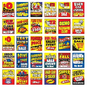 Kwikie Sale Event Showroom Decals