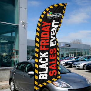 Black Friday Blade Flag