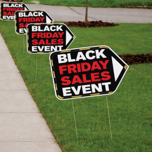 Black Friday Lawn Sign