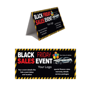 Black Friday Tent Cards