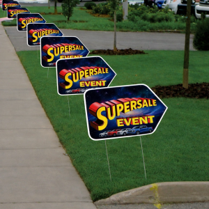 Supersale Event Lawn Sign