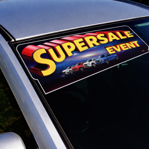 Supersale Event Windshield Decal | Sale Event Items