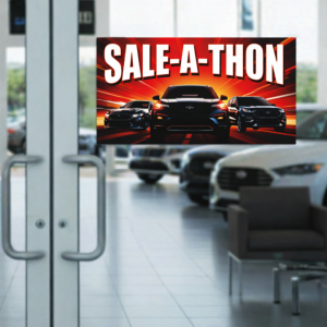 Sale-a-Thon Entrance Door Decal