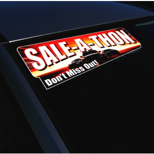 Sale-a-Thon Windshield Decal | Sale Event Items