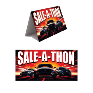 Sale-a-Thon Tent Cards