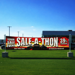 Sale-a-Thon Vinyl Banner