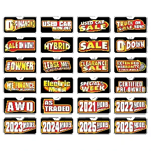 Window Jazz | Reusable Mirror Hanger Signs