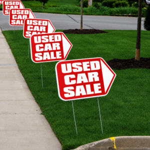 Mini-Motion Lawn Signs | Dealership Yard Signs