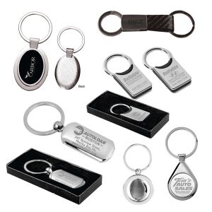 Polished Metal Key Tags