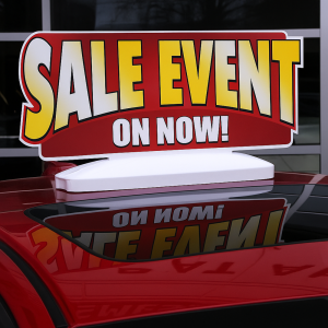 AHB Car Topper Signs - Stand sold Separately