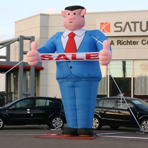 Inflatable Manager Salesman (Banner not Included)