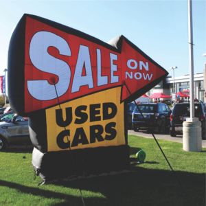 Dual Sided 12' Inflatable Sale Arrow