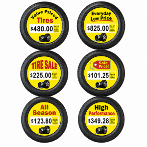 Tire Pricing Kit | Tire Bead Display Sign System