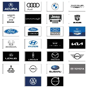Standard 3' x 5' OEM Dealership Flags