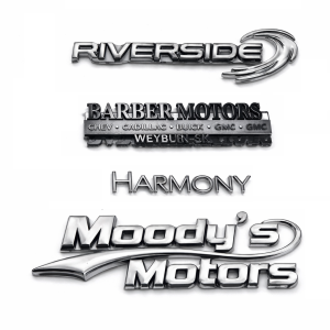 Hard Chrome Plastic O.E.M Style Nameplates