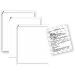 Blank Self-Adhesive Window Stickers | Printable Auto Buyers Guide Labels