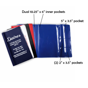 Custom Imprinted Vinyl Dealership Document Folios Style 104