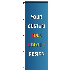 Custom Full Color Digitally Printed Dealership Flags (4.5' x 14')