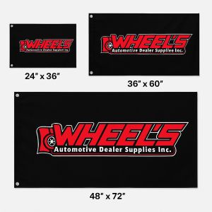 Custom Full Color Dealer Action Flags - 3 Sizes