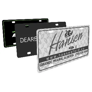 Custom Luxurious Embossed Metal Plate Signs