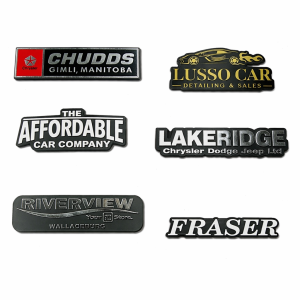 Custom 3D Plastic Nameplate