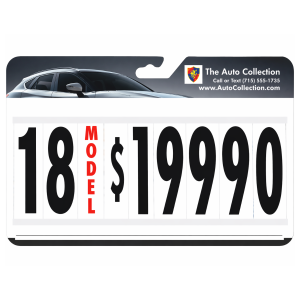 Customized Coroplast Windshield Pricer Kit