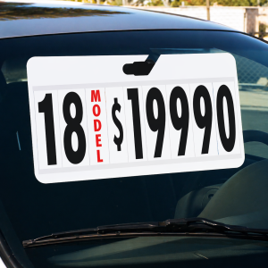 Coroplast Windshield Pricer Kit