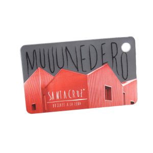 Clear Key Tag with Colour Overlay Front Imprint Only