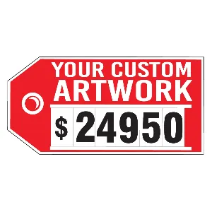 Custom Imprinted Red Tag Pricer Kits