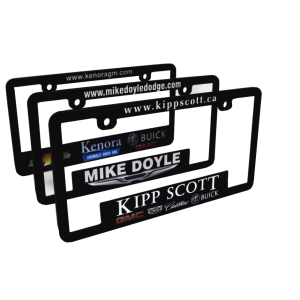 Full Colour Custom Digitally Printed License Plate Frames