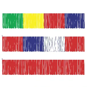 Poly Plastic Hula Streamers