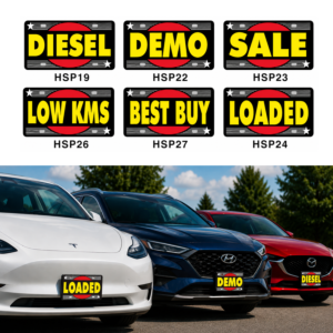 Hot Spot Slogan Plates | ABS Plastic Display Plates