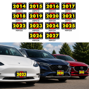 Hot Spot Year Plates | ABS Plastic Display Plates