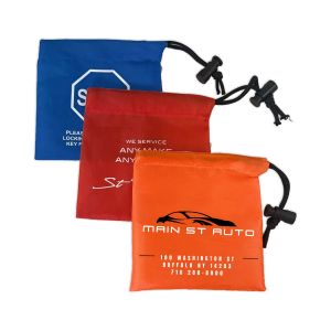 Wheel Lock Key Bag | Drawstring Storage Pouch