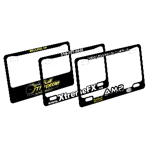 Custom Motorcycle Plate Covers