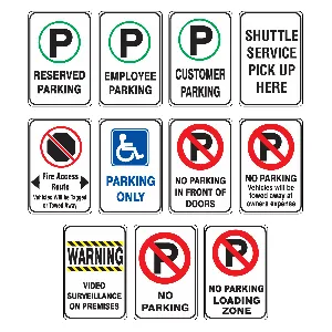 Metal Parking Signs