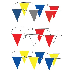 Poly Plastic Pennants
