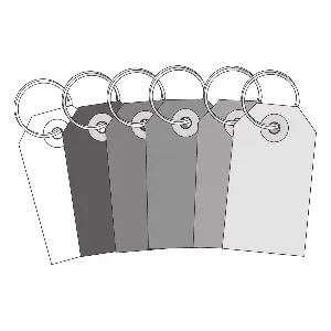 Porte-Clés en Papier avec Anneau