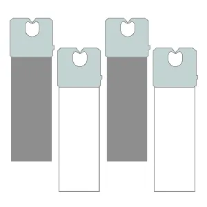 Clip on Poly Key Tag