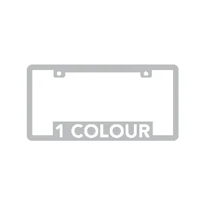 Chrome Plated Plastic License Plate Frames - 1 Color