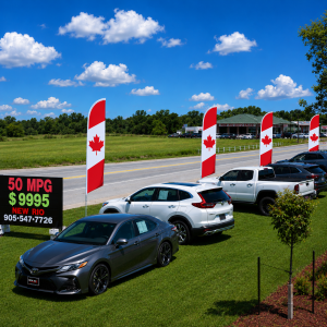 Canada Swooper Flag | Polyester Promotional Flag