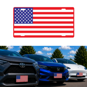 ABS Plastic Plate - American Flag