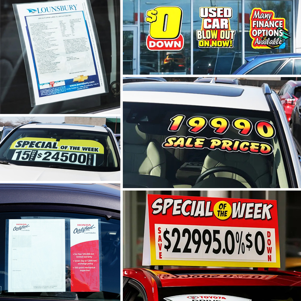 Auto Dealership Marketing Products Canada - Decals & Nameplates