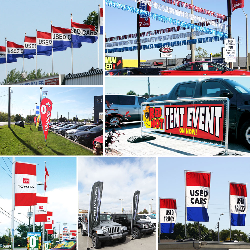 Produit promotionelle pour concessionaire Canadien &ndash; Drapeaux et plus